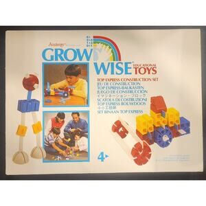 Vintage 1987 Amway Grow Wise Top Express Construction Set II Toy Brand New